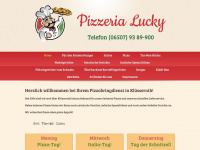pizzeria-lucky.de Webseite Vorschau