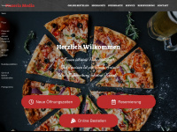 pizzeria-media.de Webseite Vorschau