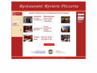 pizzeria-riviera.ch Webseite Vorschau