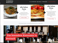 pizzeria-rustica-breisach.de Webseite Vorschau