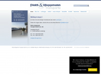 pk-transporte.de Webseite Vorschau