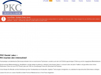 pkc-dental.de Webseite Vorschau