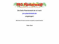 plaenterwald.de Webseite Vorschau