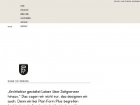 plan-form.at Webseite Vorschau