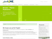 plan-lenz.de Webseite Vorschau