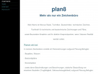 plan8.at Webseite Vorschau