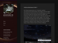 planetmaker.de Webseite Vorschau