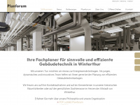 planforum.ch Webseite Vorschau