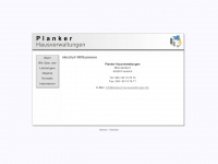 planker-hausverwaltungen.de Webseite Vorschau