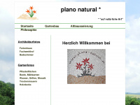 plano-natural.de Webseite Vorschau