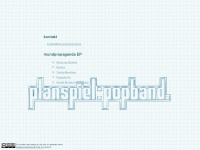 planspielpopband.de Webseite Vorschau