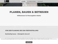 planungsbuero-mathis.at Webseite Vorschau