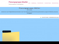 planungsgruppe-mueller.de Webseite Vorschau