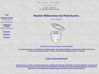 platin.co.at Webseite Vorschau