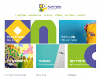 plattformfreieschulen.at Webseite Vorschau