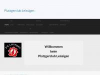 platzgerclubleissigen.ch Webseite Vorschau