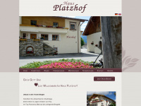 platzhof.at Webseite Vorschau