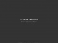 plebs.ch Webseite Vorschau