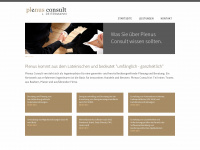 plenus-consult.de Webseite Vorschau