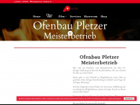 pletzer-ofenbau.de Webseite Vorschau