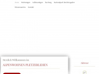 pletzerlehen.de Webseite Vorschau