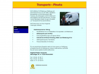 plewka-transporte.de Webseite Vorschau