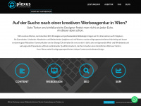 plexus.at Webseite Vorschau