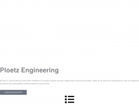 ploetz-engineering.de Webseite Vorschau