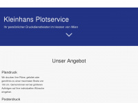 plotservice.at Webseite Vorschau
