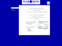plusdata.de Webseite Vorschau