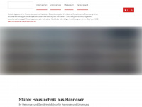 stueber-haustechnik.de Webseite Vorschau