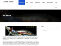 axolotls.de Webseite Vorschau