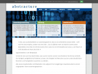 abstracture.de Webseite Vorschau