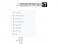 assertion.de Webseite Vorschau