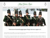 kingsgermanlegion.info Webseite Vorschau