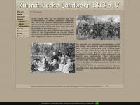 kurmaerkische-landwehr.de Webseite Vorschau