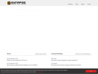 synapse-audio.com Webseite Vorschau