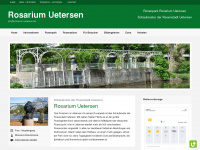 rosarium-uetersen.de Webseite Vorschau