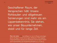 eisenmann-bau.de Webseite Vorschau