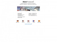 klemproducts.com Webseite Vorschau
