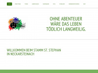 dpsg-neckarsteinach.de Webseite Vorschau