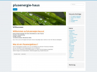 plusenergie-haus.at Webseite Vorschau