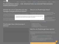 plusenergie-haus.ch Webseite Vorschau