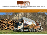 plv-energieholz.ch Webseite Vorschau