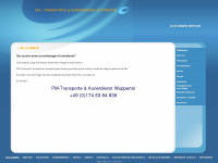 pm-transporte.de Webseite Vorschau