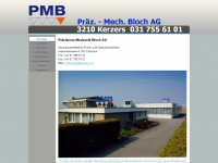 pmb-bloch.ch Webseite Vorschau