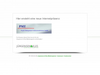 pmt-projekt.de Webseite Vorschau