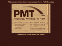 pmt-messebau.de Webseite Vorschau