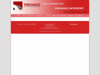 pneuhaus-unterdorf.ch Webseite Vorschau