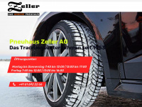 pneuhaus-zeller.ch Webseite Vorschau